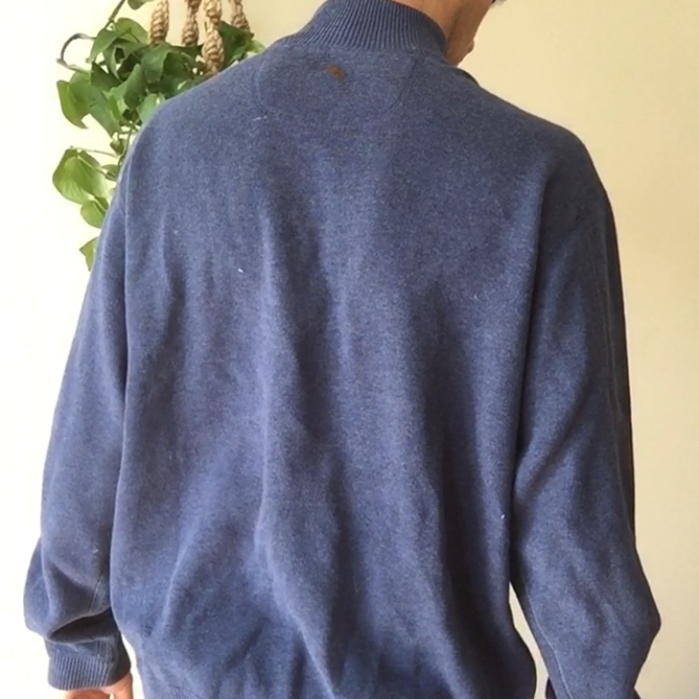 Tommy Bahama Quarter Zip Sweatshirt - Picture 2 of 2